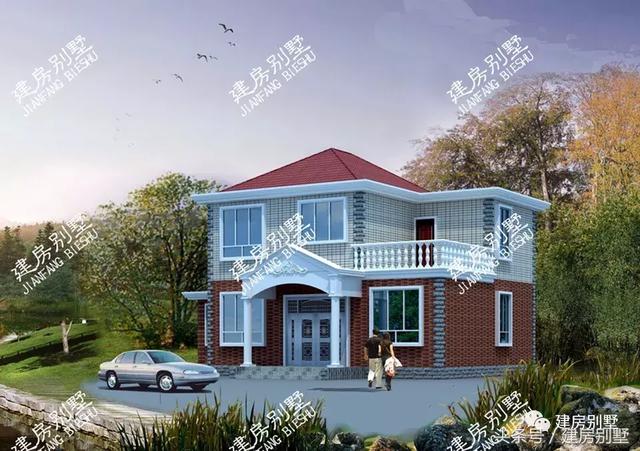 兩層別墅圖跟五六十萬的別墅相比絲毫不差，簡單實(shí)用