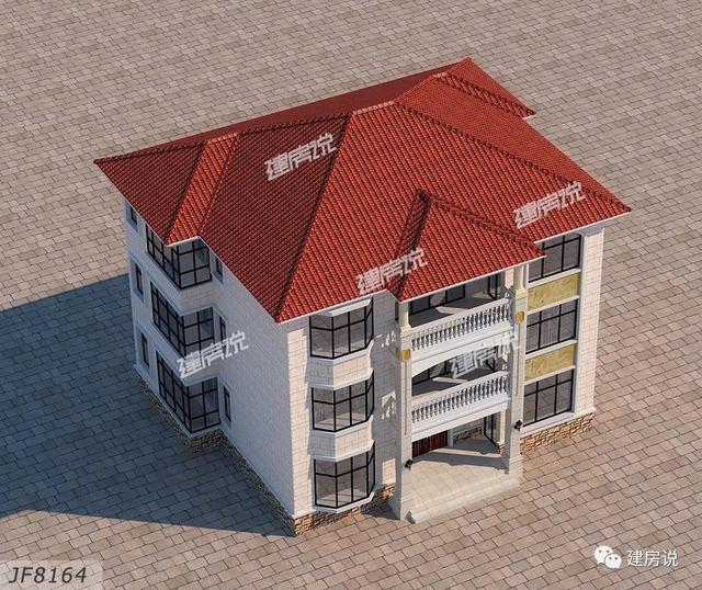 5款兄弟疊拼別墅圖，一人一層，其樂融融，平攤一戶也就15萬呢，巨劃算！