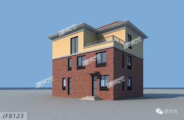 5款兄弟疊拼別墅圖，一人一層，其樂融融，平攤一戶也就15萬呢，巨劃算！