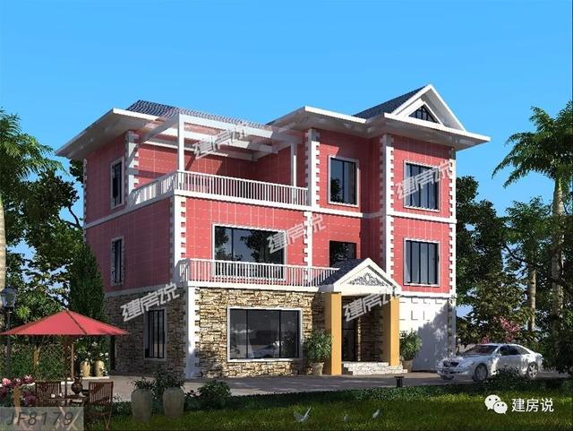 5款兄弟疊拼別墅圖，一人一層，其樂融融，平攤一戶也就15萬呢，巨劃算！