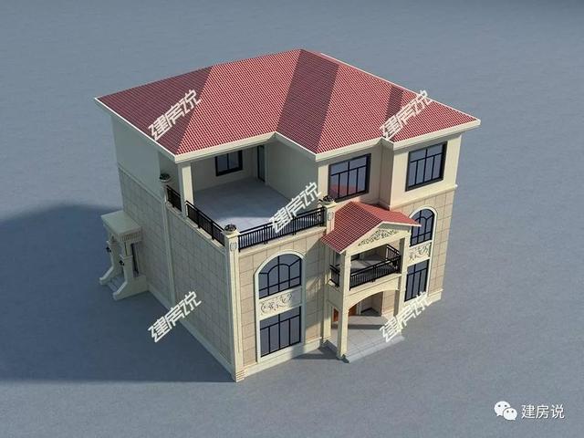 5款兄弟疊拼別墅圖，一人一層，其樂融融，平攤一戶也就15萬呢，巨劃算！