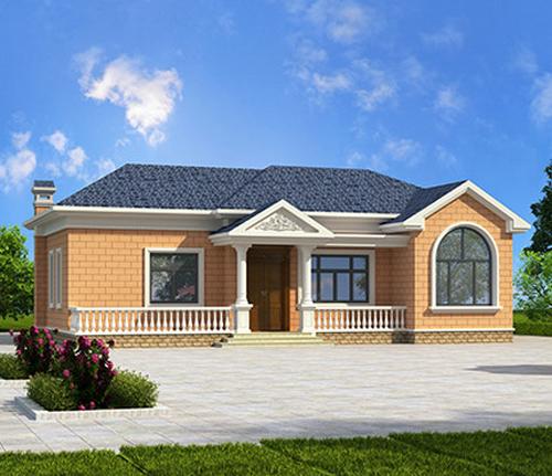 15萬140㎡1廳3臥一層帶走廊農村自建房建筑結構水電全套施工圖