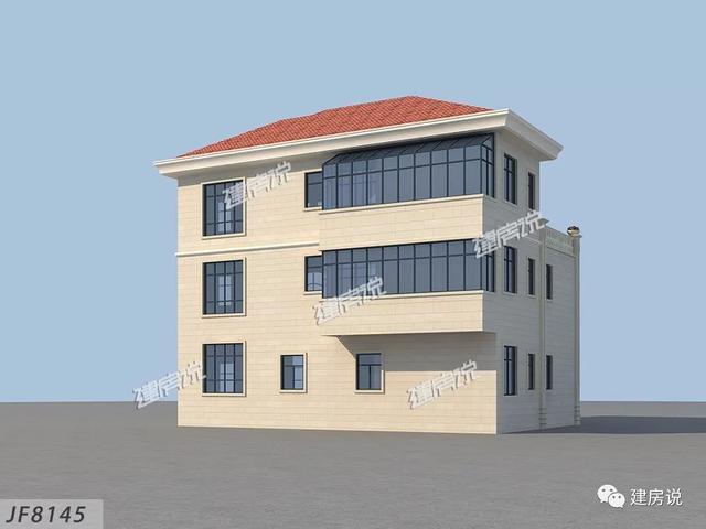 擁有一棟這樣豪華大氣的三層別墅，家庭幸福，人生美滿！