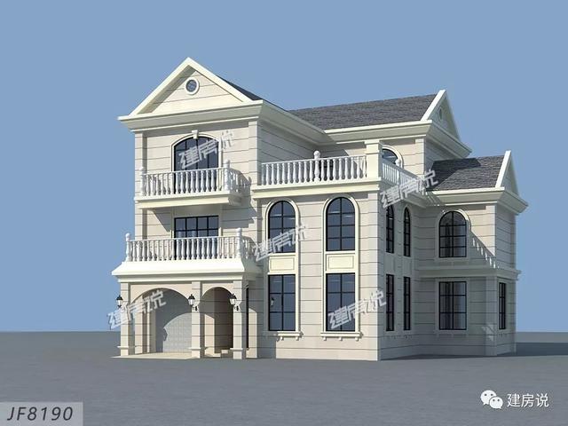 擁有一棟這樣豪華大氣的三層別墅，家庭幸福，人生美滿！