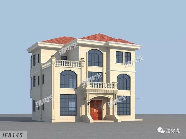 擁有一棟這樣豪華大氣的三層別墅，家庭幸福，人生美滿！