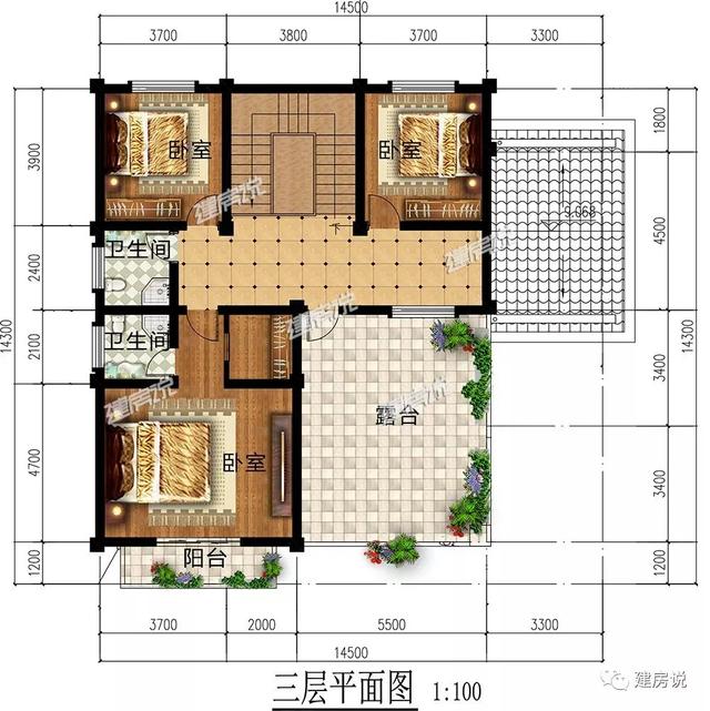 擁有一棟這樣豪華大氣的三層別墅，家庭幸福，人生美滿！