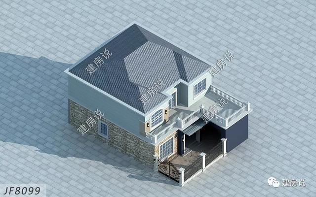 擁有一棟這樣豪華大氣的三層別墅，家庭幸福，人生美滿！