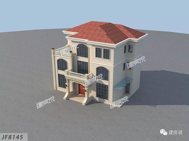 擁有一棟這樣豪華大氣的三層別墅，家庭幸福，人生美滿！