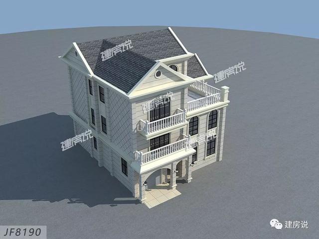 擁有一棟這樣豪華大氣的三層別墅，家庭幸福，人生美滿！