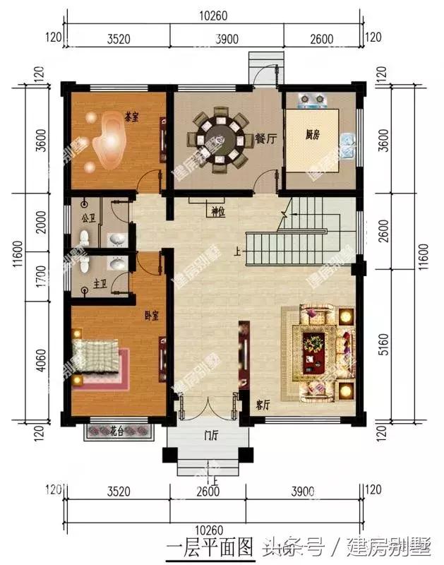 歐式三層別墅，戶型通透夠氣派，真讓人心生向往