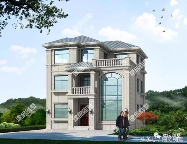 歐式三層別墅，戶型通透夠氣派，真讓人心生向往