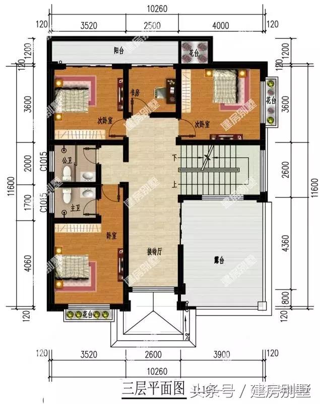 歐式三層別墅，戶型通透夠氣派，真讓人心生向往
