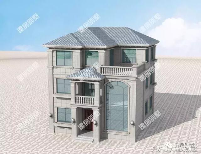 歐式三層別墅，戶型通透夠氣派，真讓人心生向往