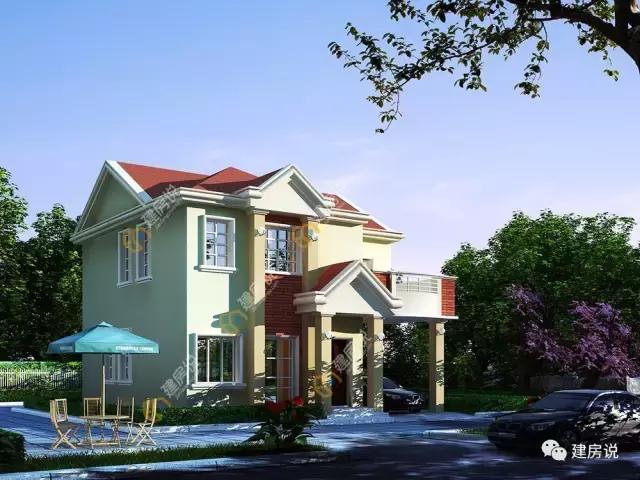 造價(jià)18萬的三棟小別墅，帶堂屋車庫老人房，外觀美，為農(nóng)村生活量身定制