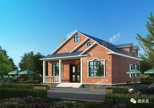 造價(jià)18萬的三棟小別墅，帶堂屋車庫老人房，外觀美，為農(nóng)村生活量身定制