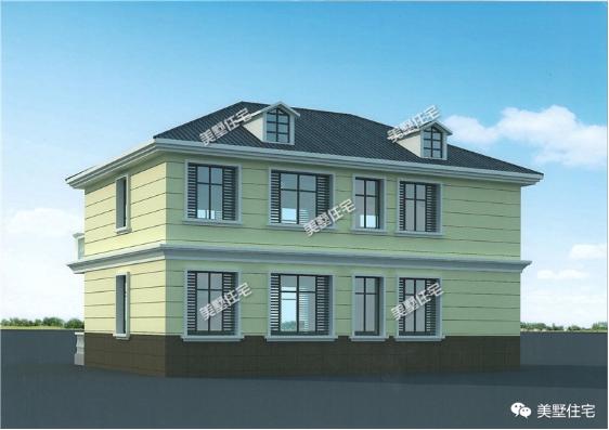 二層別墅14X9米，5室4衛(wèi)還帶車庫，超小進深也能造好房。