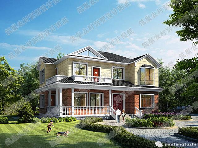 三層特色歐式城堡別墅圖，戶型精美大氣，40萬2廳6室?guī)ш柟夥啃蓍e房套房