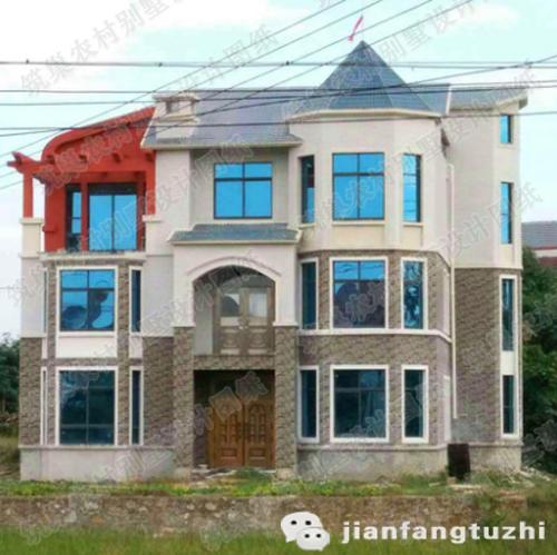 三層特色歐式城堡別墅圖，戶型精美大氣，40萬2廳6室?guī)ш柟夥啃蓍e房套房