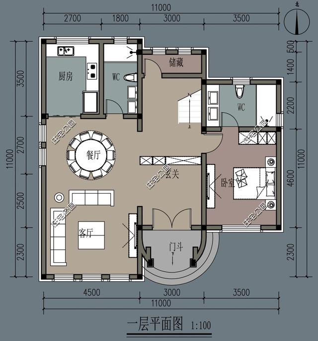 11x11米托斯卡納風格農(nóng)村別墅圖，享受童話生活