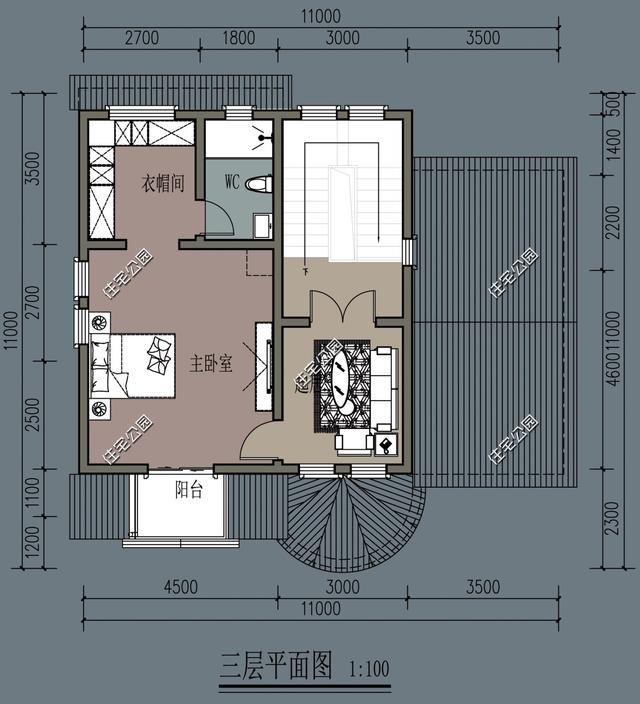 11x11米托斯卡納風格農(nóng)村別墅圖，享受童話生活