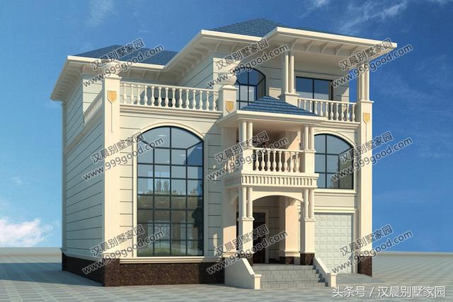 3套經典別墅圖，外觀簡約不單調，性價比超高，農村蓋房首選戶型！