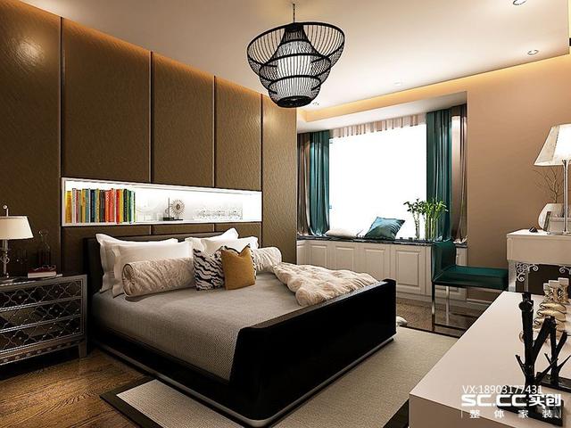 三室兩廳一衛(wèi)115㎡后現(xiàn)代風(fēng)格裝修效果圖，大氣時(shí)尚！