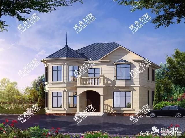 3棟兩層別墅圖，戶型簡(jiǎn)約，造價(jià)20多萬(wàn)。