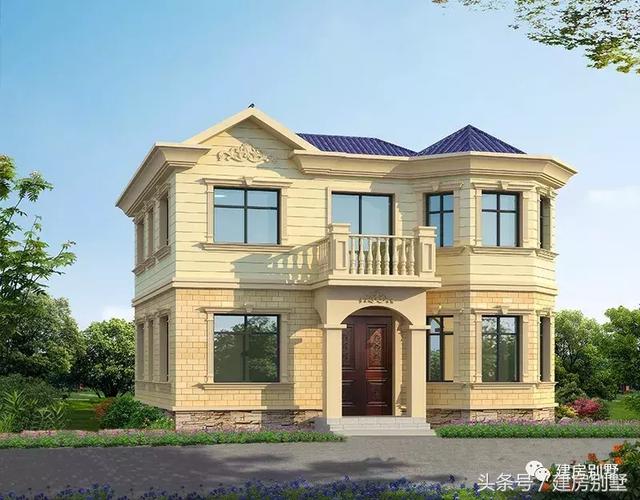 3棟兩層別墅圖，戶型簡(jiǎn)約，造價(jià)20多萬(wàn)。