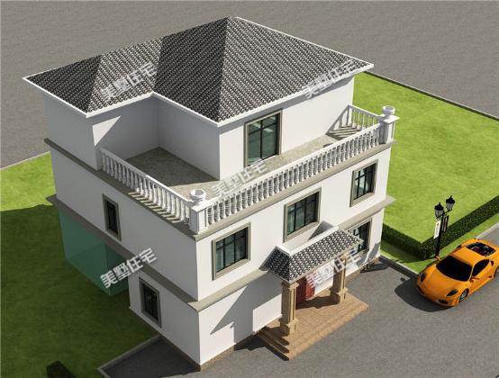 這款簡(jiǎn)歐風(fēng)格別墅圖設(shè)計(jì)巧妙，分區(qū)合理，朋友來(lái)了都上二樓是怎么回事？