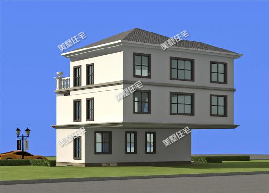 這款簡(jiǎn)歐風(fēng)格別墅圖設(shè)計(jì)巧妙，分區(qū)合理，朋友來(lái)了都上二樓是怎么回事？