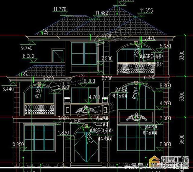 12X16.8米三層農(nóng)村自建別墅設(shè)計(jì)施工圖，小開(kāi)間大進(jìn)深，對(duì)于建房來(lái)說(shuō)是個(gè)不錯(cuò)的選擇！