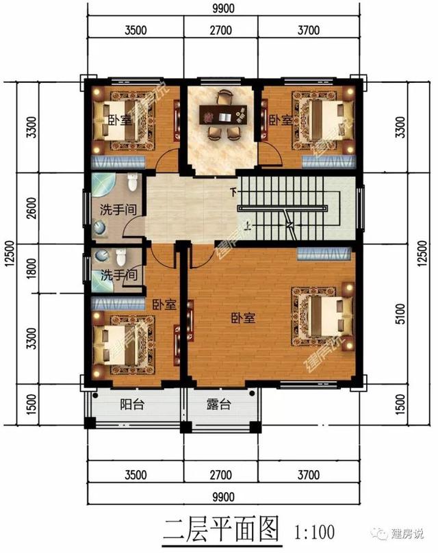 三款110平的農(nóng)村自建房設(shè)計(jì)圖紙，看了的人都一致好評(píng)