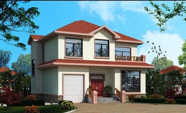 占地小，造價低，現(xiàn)代感爆表的自建別墅圖，色彩絢麗，干凈明亮，真的越看越喜歡！