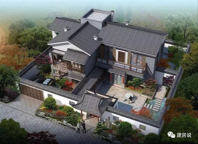 用一組別墅圖告訴你們，現(xiàn)在的中式四合院設(shè)計(jì)的真的不是一般的出彩