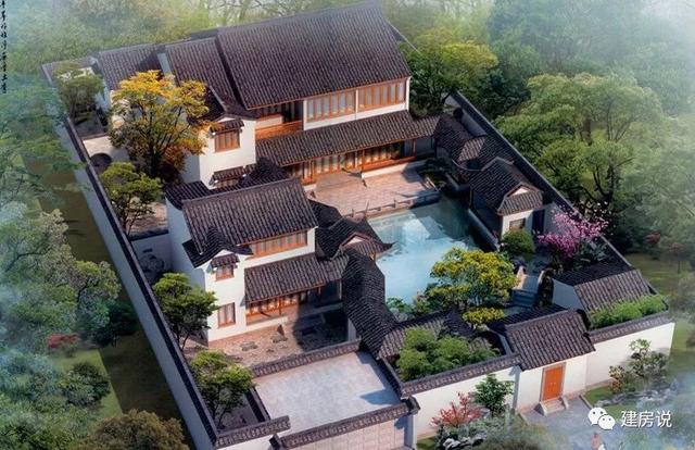 用一組別墅圖告訴你們，現(xiàn)在的中式四合院設(shè)計(jì)的真的不是一般的出彩