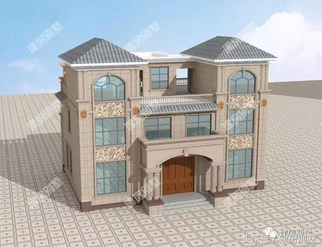 三層雙拼別墅設(shè)計圖，14.5×10米，住進去就是一種享受。