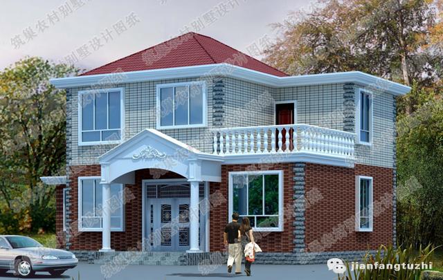 三層豪華農村自建房，3廳7室10×12帶臥室套房，外觀十分大氣。