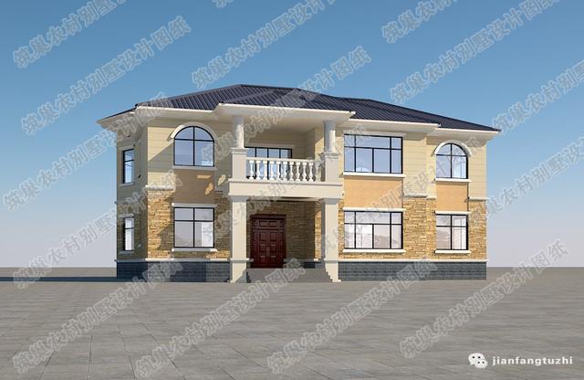 二層自建房，170㎡2廳5室?guī)к噹焯组g，外墻文化石裝飾！