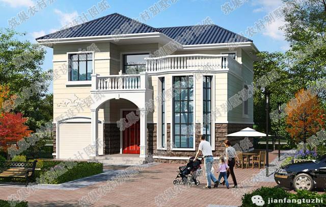 二層自建房，170㎡2廳5室?guī)к噹焯组g，外墻文化石裝飾！