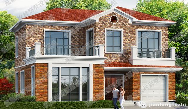 二層自建房，170㎡2廳5室?guī)к噹焯组g，外墻文化石裝飾！