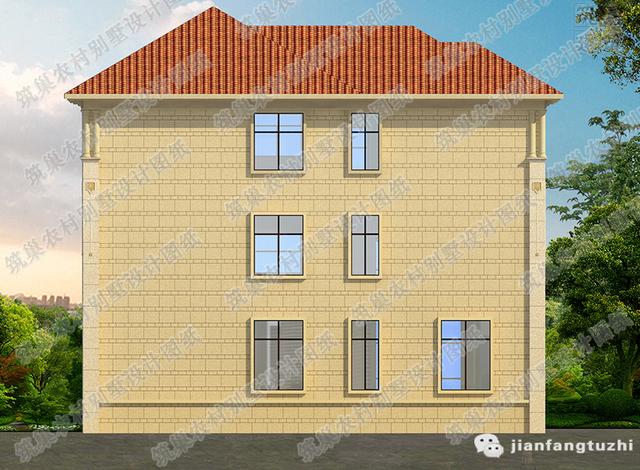 三層別墅設計圖，帶神位挑空客廳娛樂室影音室，精美闊氣，主體40萬！