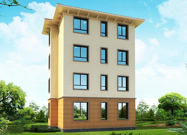 復(fù)式三層別墅設(shè)計圖，占地100㎡，2廳5臥帶棋牌室休閑廳，結(jié)構(gòu)設(shè)計獨特新穎。