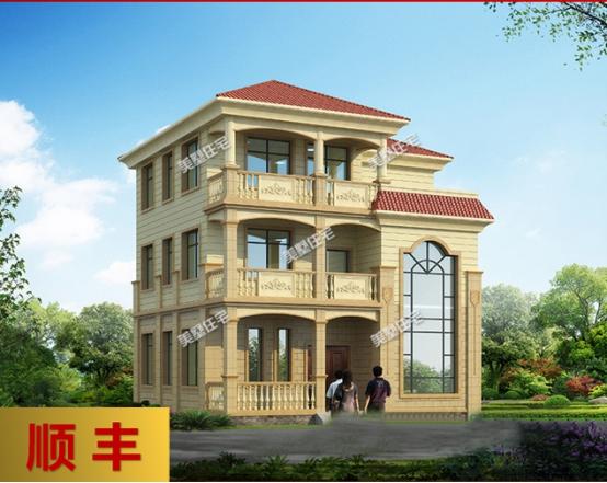 低調(diào)奢華三層小別墅，10X10米，精致的外觀。