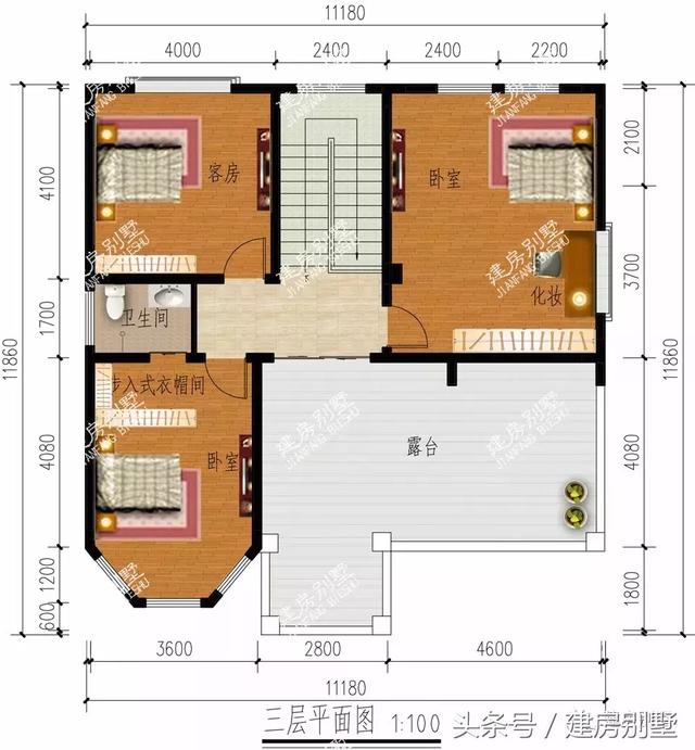 3棟漂亮又實(shí)用的三層別墅設(shè)計(jì)圖，第一棟應(yīng)該不少于千戶家庭在建，戶型好，設(shè)計(jì)美觀。