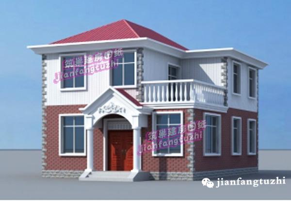 二層農(nóng)村自建房，9x12米，110平米，5臥2廳。