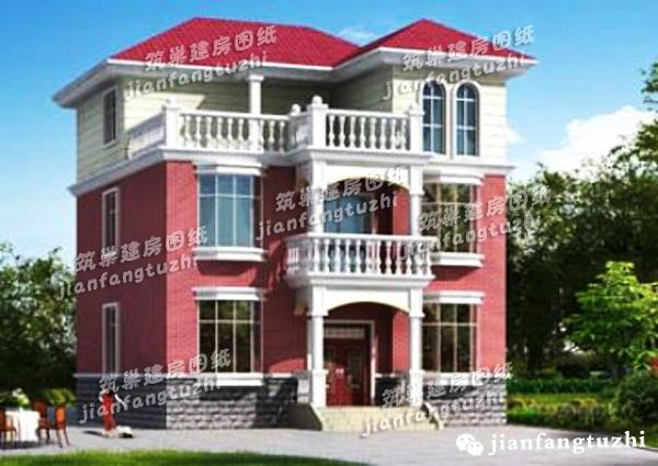 二層農(nóng)村自建房，9x12米，110平米，5臥2廳。