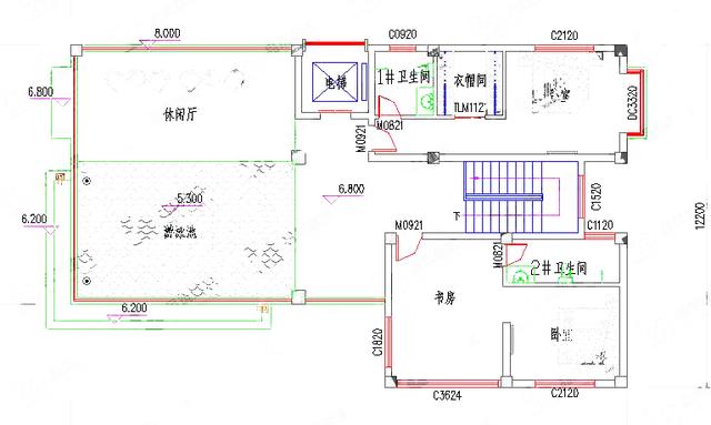 三層別墅設(shè)計(jì)圖，造價(jià)50萬(wàn)，帶電梯+游泳池。