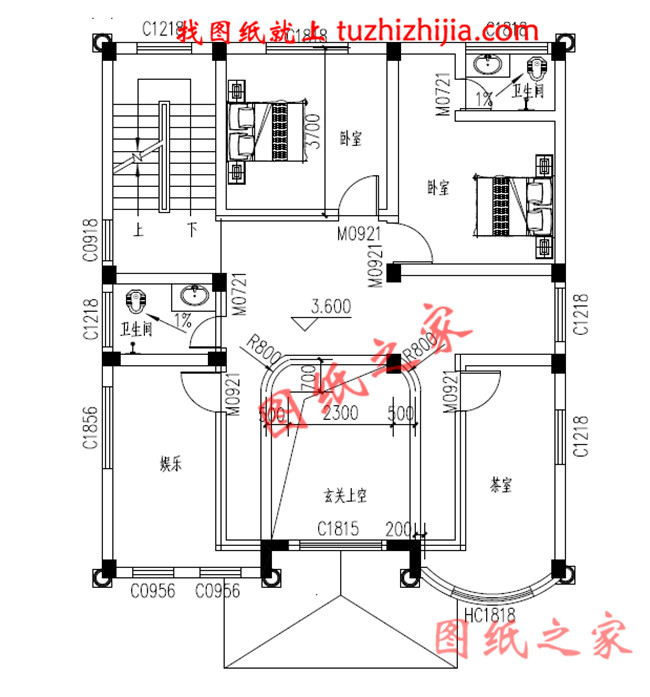5套農(nóng)村三層房屋圖，主體15萬，不用攢錢都能建