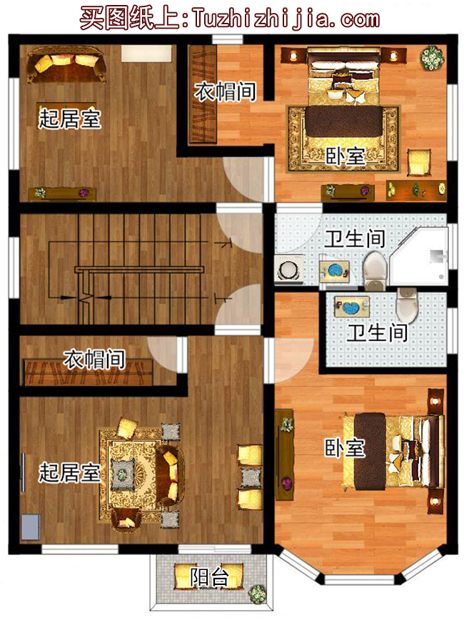 5套農(nóng)村三層房屋圖，主體15萬，不用攢錢都能建