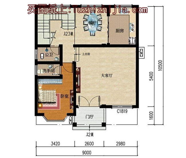 5套農(nóng)村三層房屋圖，主體15萬，不用攢錢都能建